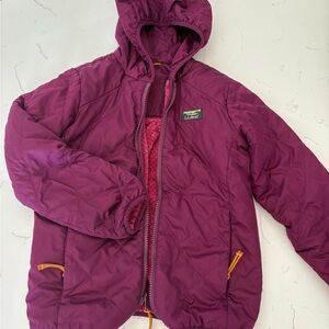L L Bean Reversible Puffer Jacket